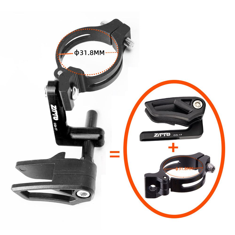 ZTTO CG17 Aluminum Alloy Direct Mount Chainring Guard Mountain Bike Pulley Chain Stabilizer ZTTO CG17 Aluminum Alloy Direct Mount Chainring Guard Mountain Bike Pulley Chain Stabilizer
